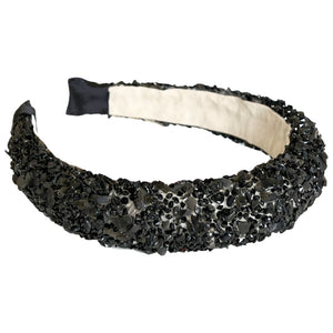 All That Glitters Headband - Black Hues